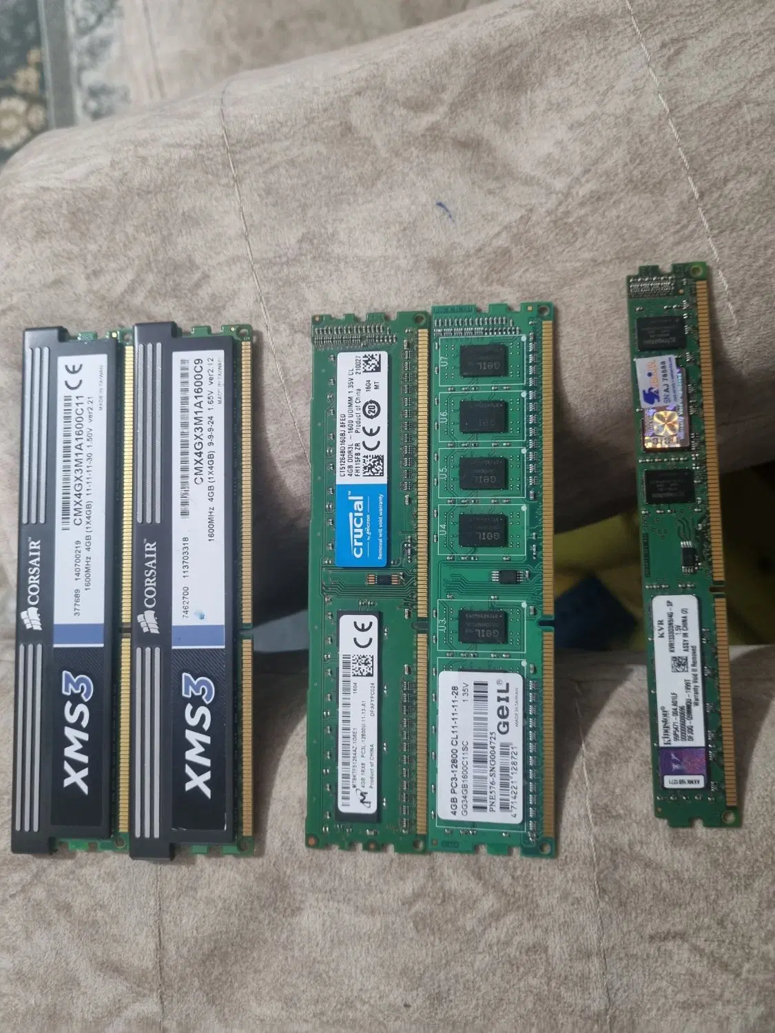 رم ddr3 4g|قطعات و لوازم جانبی رایانه|گلستان (تهران), |دیوار