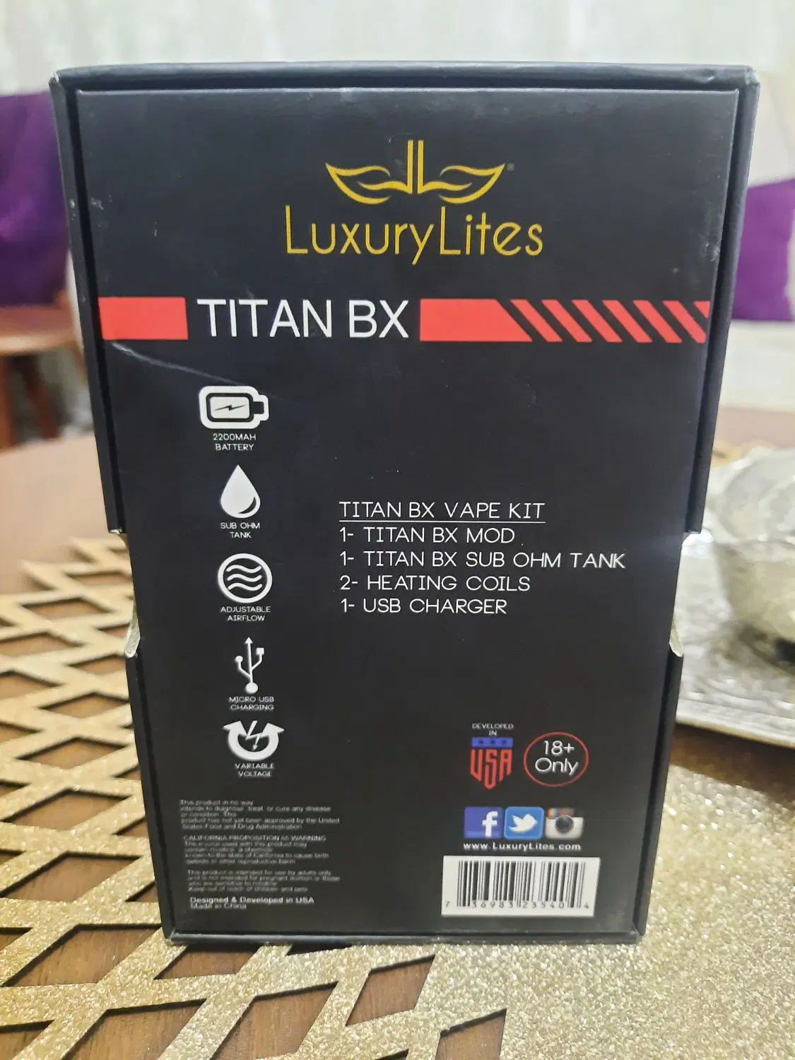 ویپ TITAN BX . USA|زیورآلات و اکسسوری|مشهد, جاهد شهر|دیوار