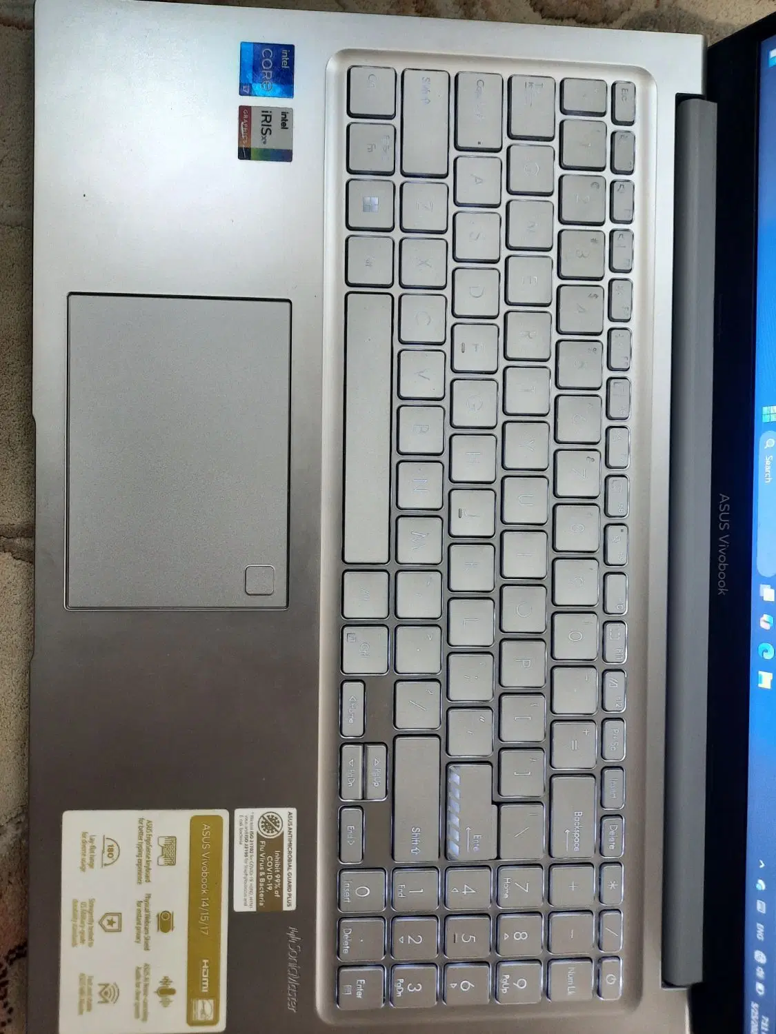 laptop asus vivobook|رایانه همراه|اصفهان, وحید|دیوار