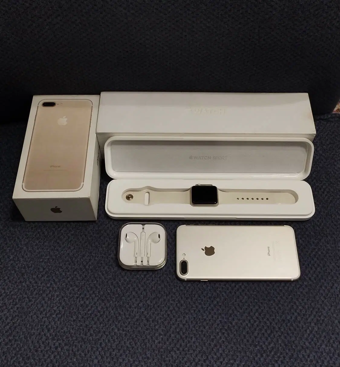 iphone 7plus 128GB + (watch-headphone)|موبایل|کرج, شهرک بهارستان|دیوار