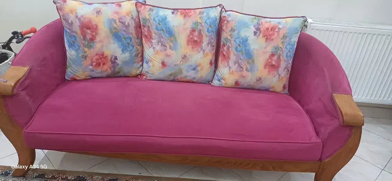 مبل ۷ نفره|مبلمان خانگی و میز عسلی|شهر ری, دیلمان|دیوار