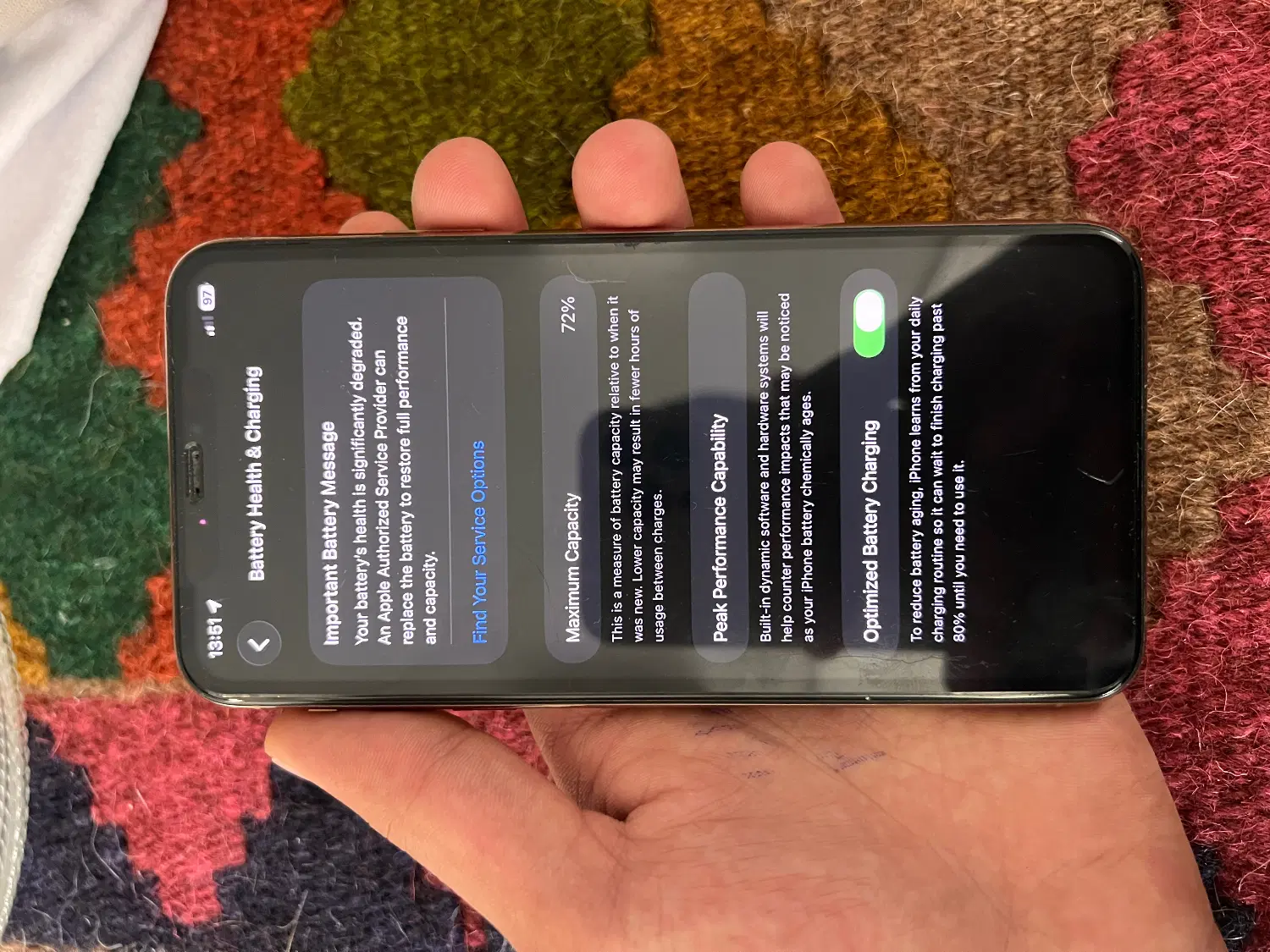 Iphone11 promax 256 2sim|موبایل|اسلام‌شهر, شهرک واوان|دیوار
