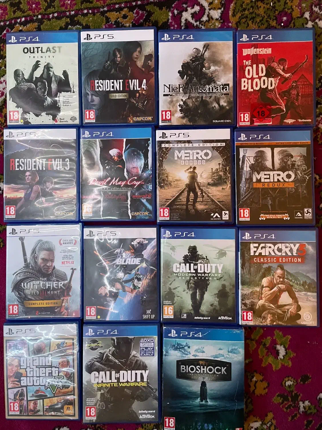 دیسک ps5 و ps4|کنسول، بازی ویدئویی و آنلاین|شیراز, گلکوب|دیوار