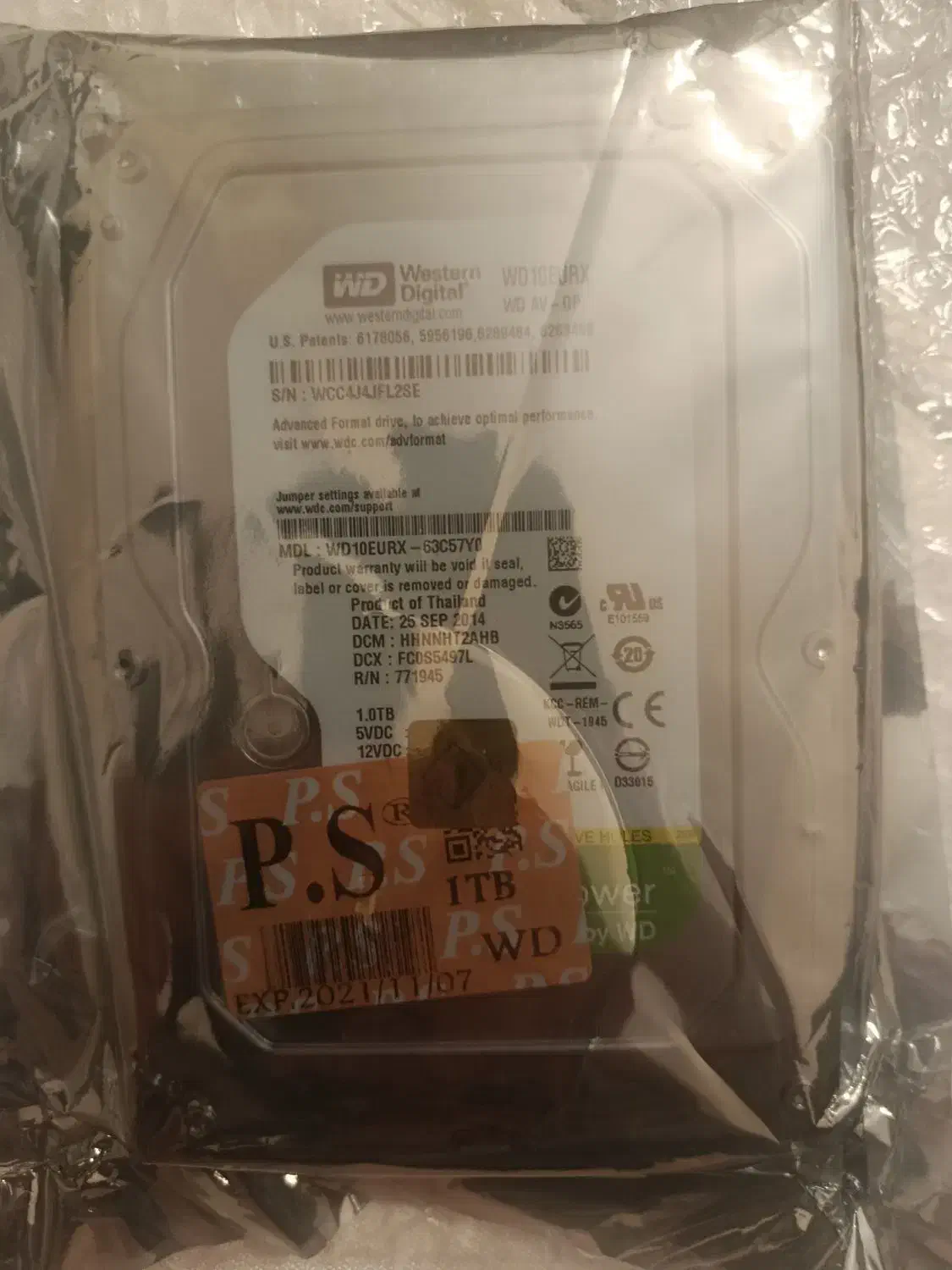 هارد ۱ ترا سبز وسترن دیجیتال hard|قطعات و لوازم جانبی رایانه|فردیس, فردیس|دیوار