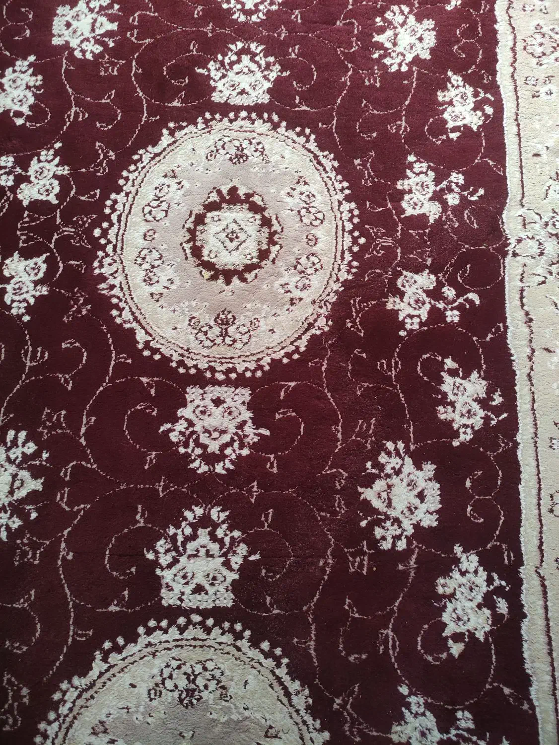 کسر فرش|فرش|جهرم, |دیوار