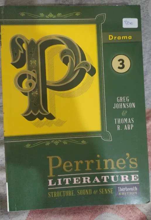 perrine's literature 3(drama)|کتاب و مجله آموزشی|اصفهان, علی قلی آقا|دیوار
