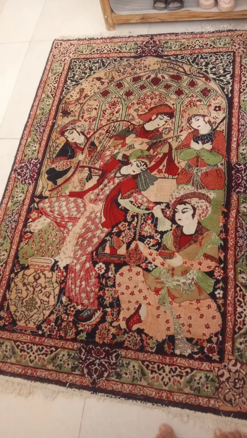 قالی|فرش|تربت جام, کاریز نو سفلی|دیوار