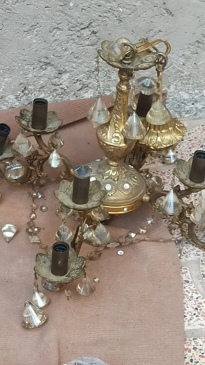 لوستر|لوستر و چراغ آویز|تبریز, |دیوار