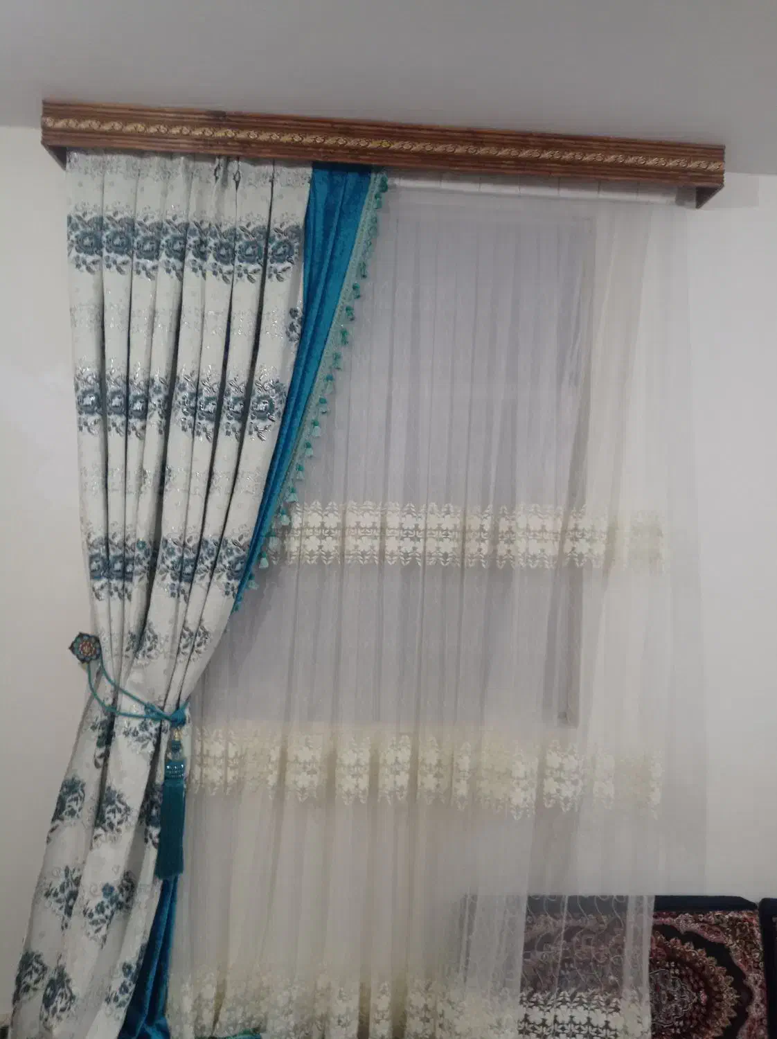 پرده پذیرایی|پرده، رانر، رومیزی|اسفرورین, |دیوار