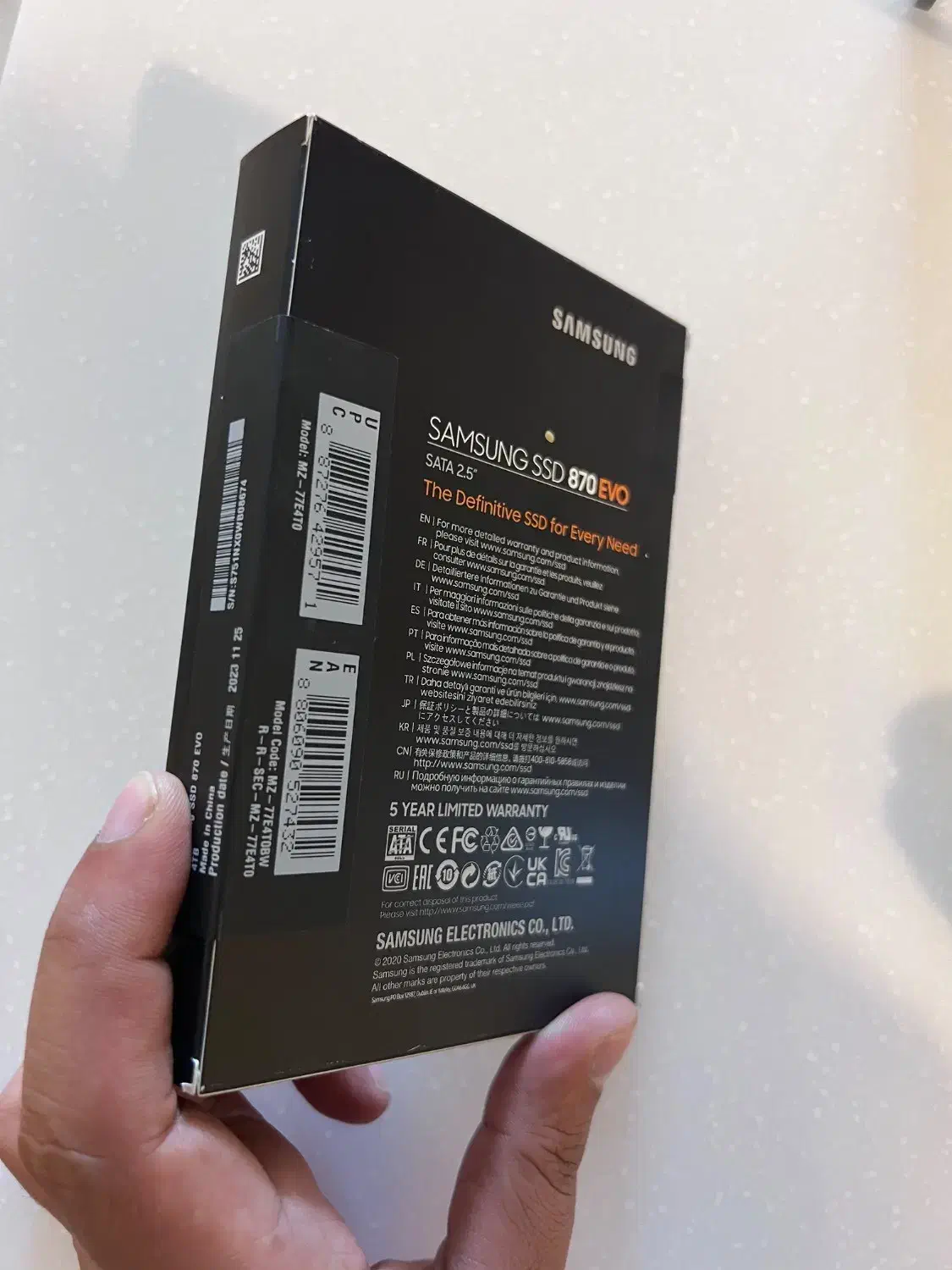 SSD samsung 870 EVO 4 T|قطعات و لوازم جانبی رایانه|تهران, تهرانپارس شرقی|دیوار