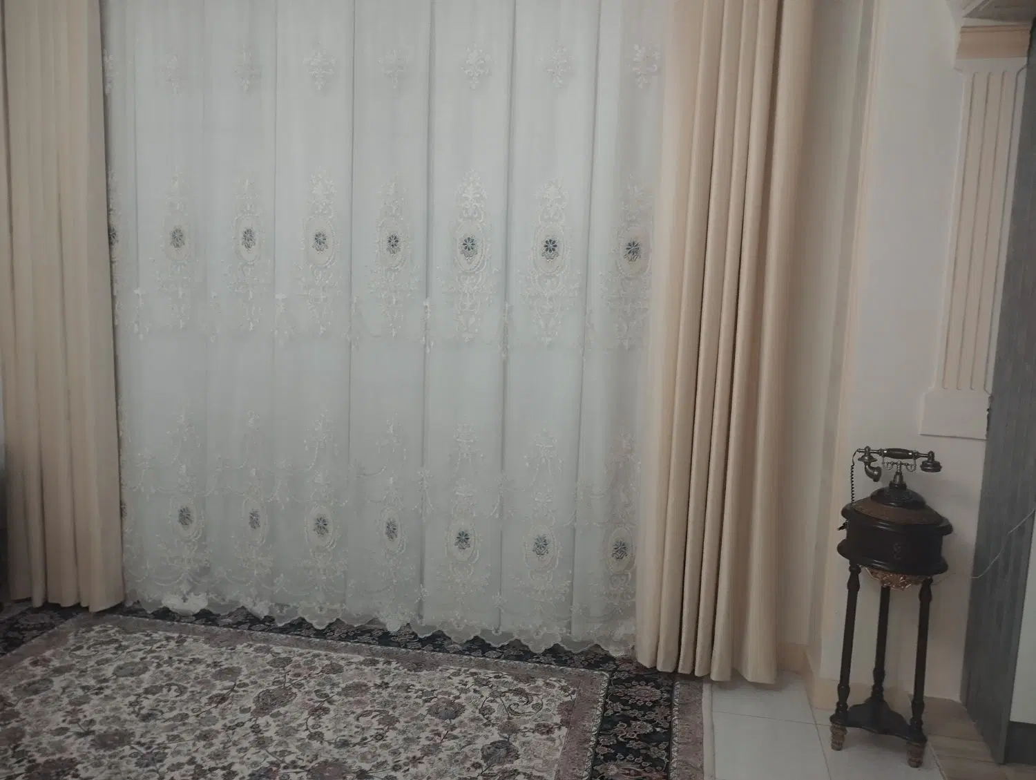 پرده|پرده، رانر، رومیزی|محمدیه-قزوین, |دیوار