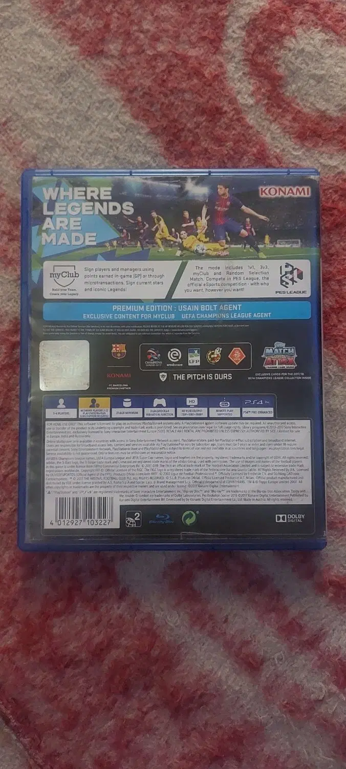 pes18 ps4|کنسول، بازی ویدئویی و آنلاین|نجف‌آباد, ویلاشهر|دیوار