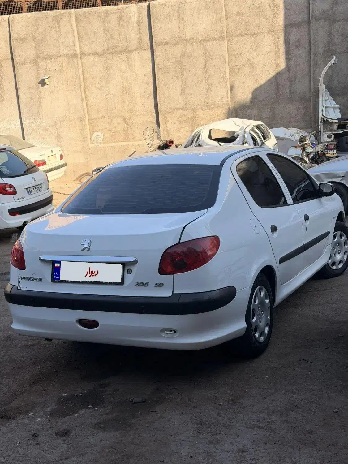 پژو ۲۰۶sd|خودرو سواری و وانت|قم, مهر آباد|دیوار