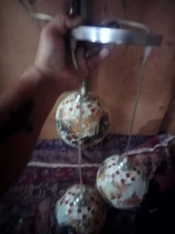 لوستر|لوستر و چراغ آویز|تنکمان, |دیوار