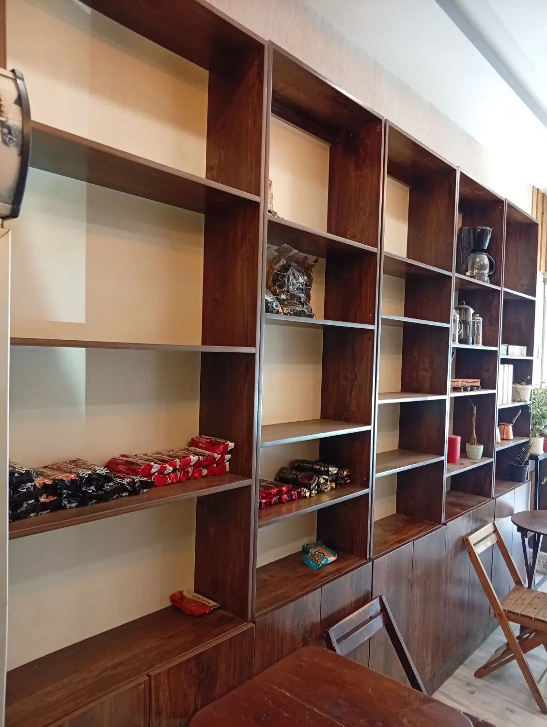 دکور MDF|کتابخانه، شلف، قفسه‌های دیواری|اراک, |دیوار