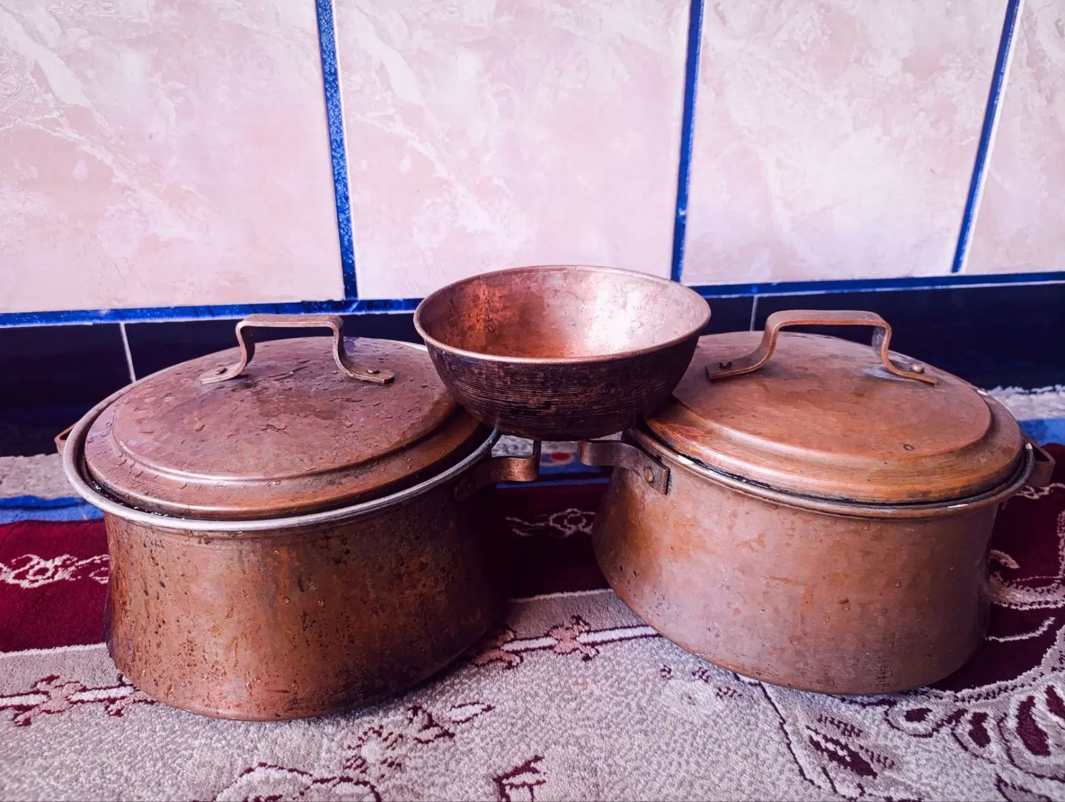 دیگ مسی|ظروف پخت‌وپز|مینودشت, |دیوار