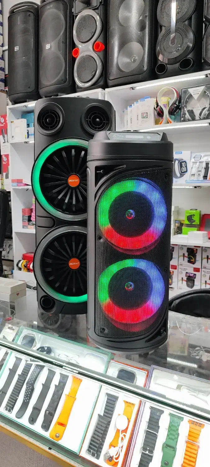 اسپیکر ۵۰ سانتی با میکروفون و کنترل|پخش‌کننده همراه|قزوین, |دیوار