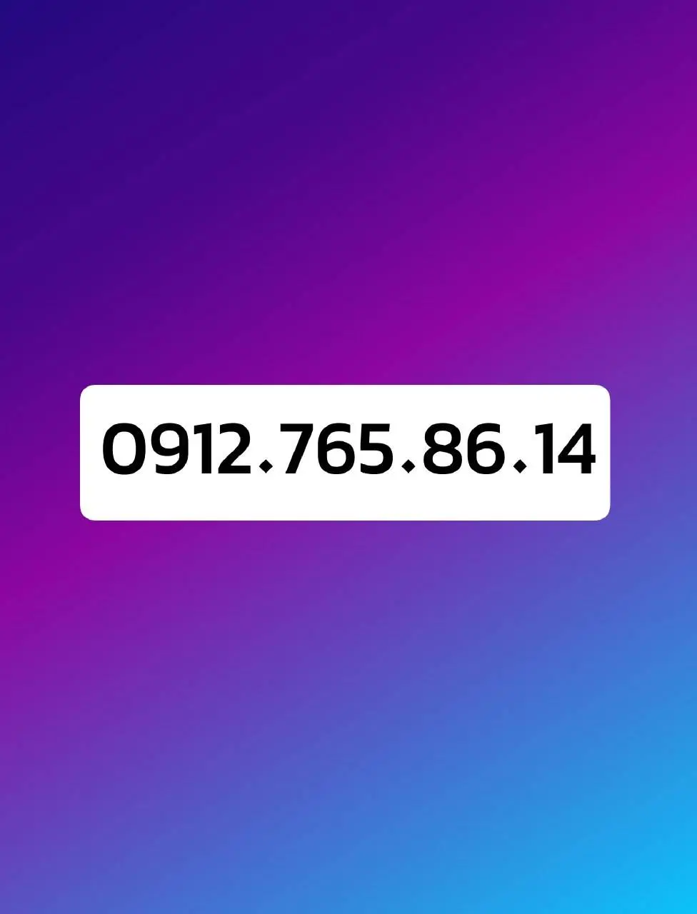0912.765.86.14|سیم‌کارت|تهران, سلسبیل شمالی|دیوار