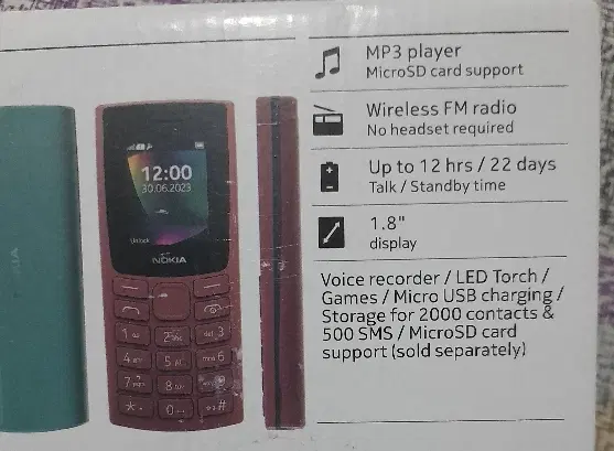 Nokia 106 آکبند|موبایل|بوشهر, |دیوار