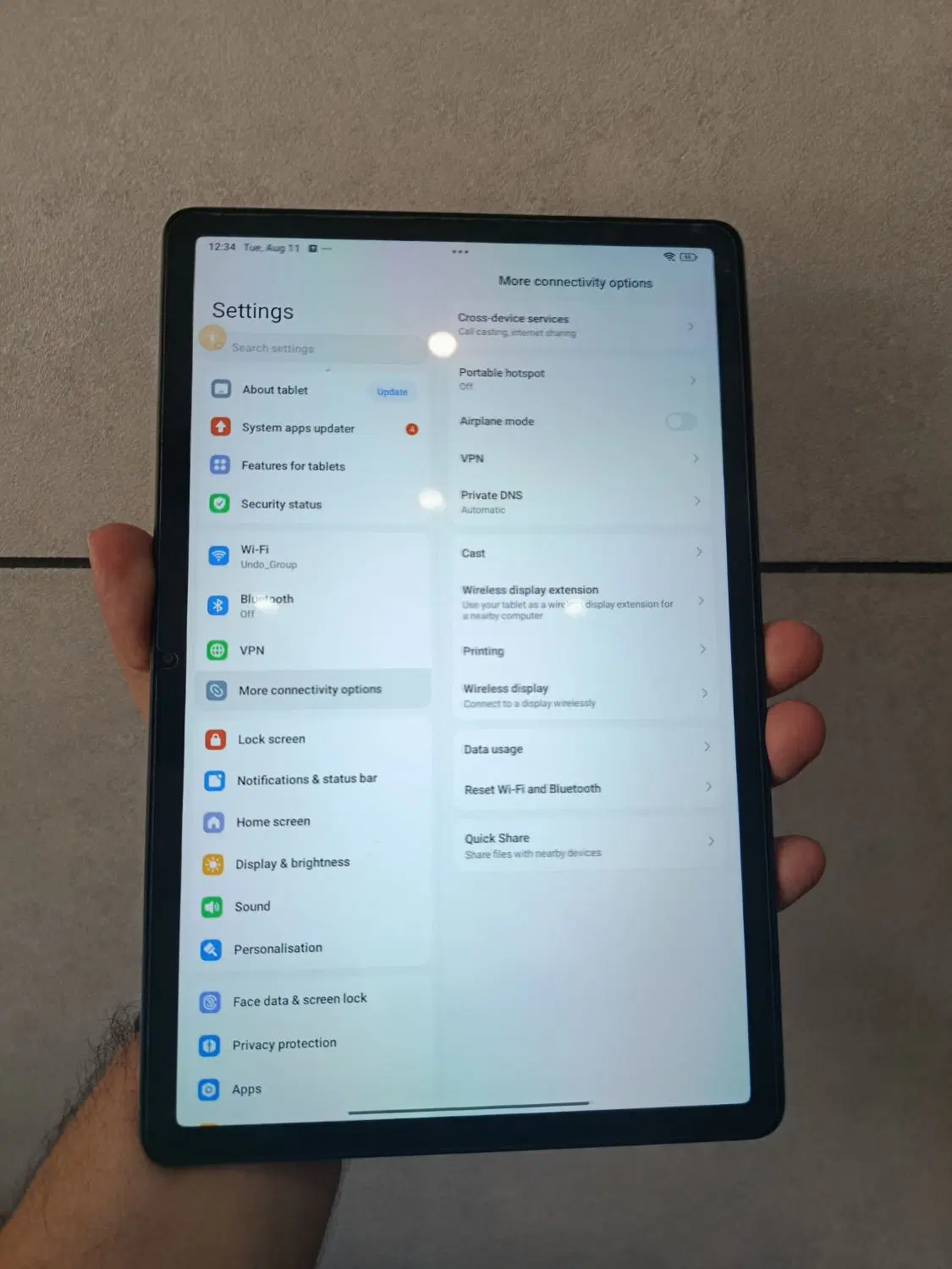 تبلت Redmi pad se graphite gray|تبلت|دلیجان, |دیوار