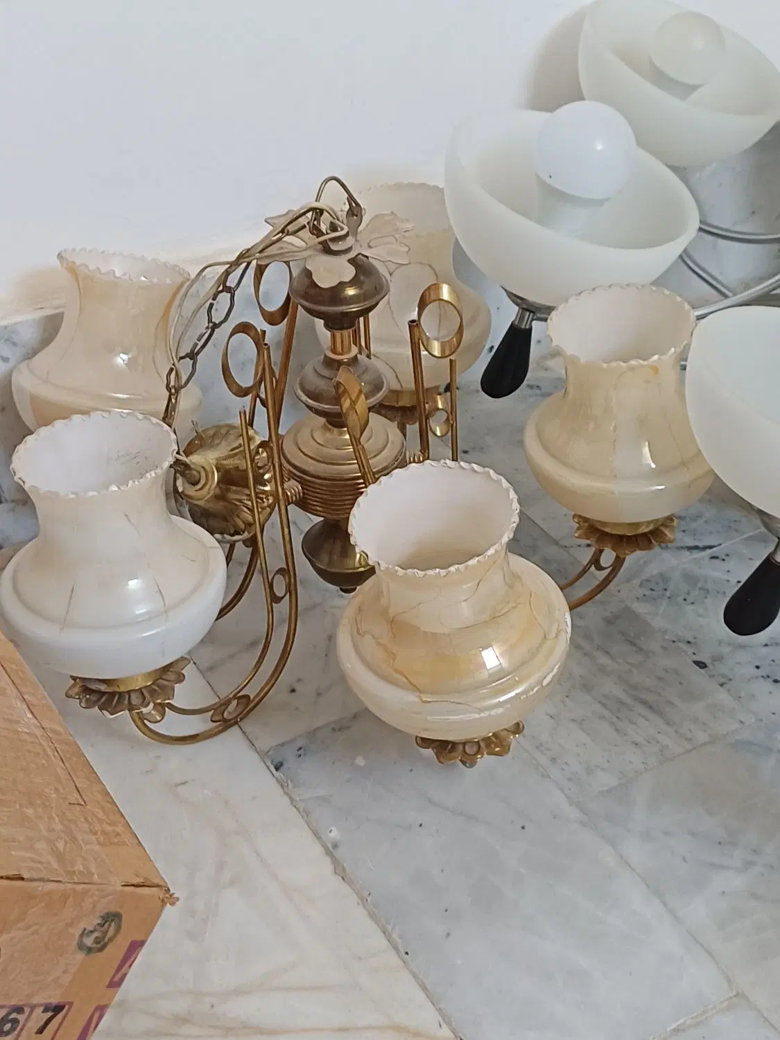 لوستر|لوستر و چراغ آویز|قوچان, |دیوار