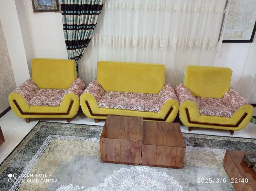 مبل ۷ نفره|مبلمان خانگی و میز عسلی|بجنورد, |دیوار