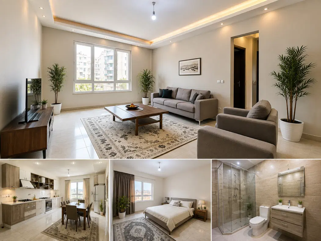 آپارتمان ۸۲ - پردیس ۱ - دو‌خوابه|اجارهٔ آپارتمان|اراک, |دیوار