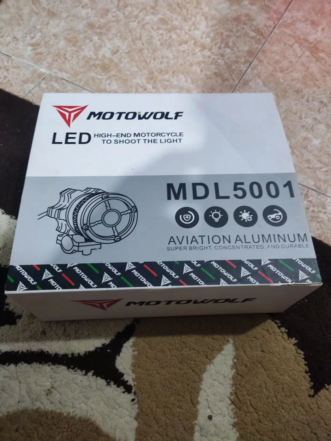 چراغ motowolf مدل MDL5001|لامپ و چراغ|چالوس, |دیوار