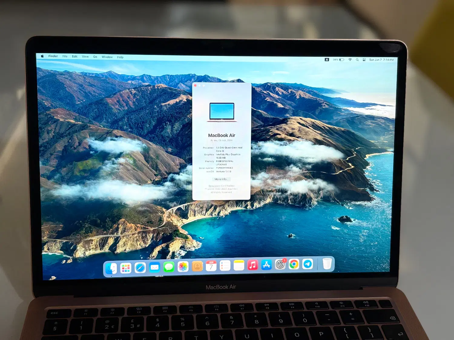 macbook air 2020|رایانه همراه|تهران, مولوی|دیوار