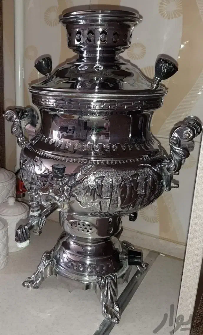 سماور 8لیتری طوفان|سماور، چایساز، قهوهساز|اراک, |دیوار