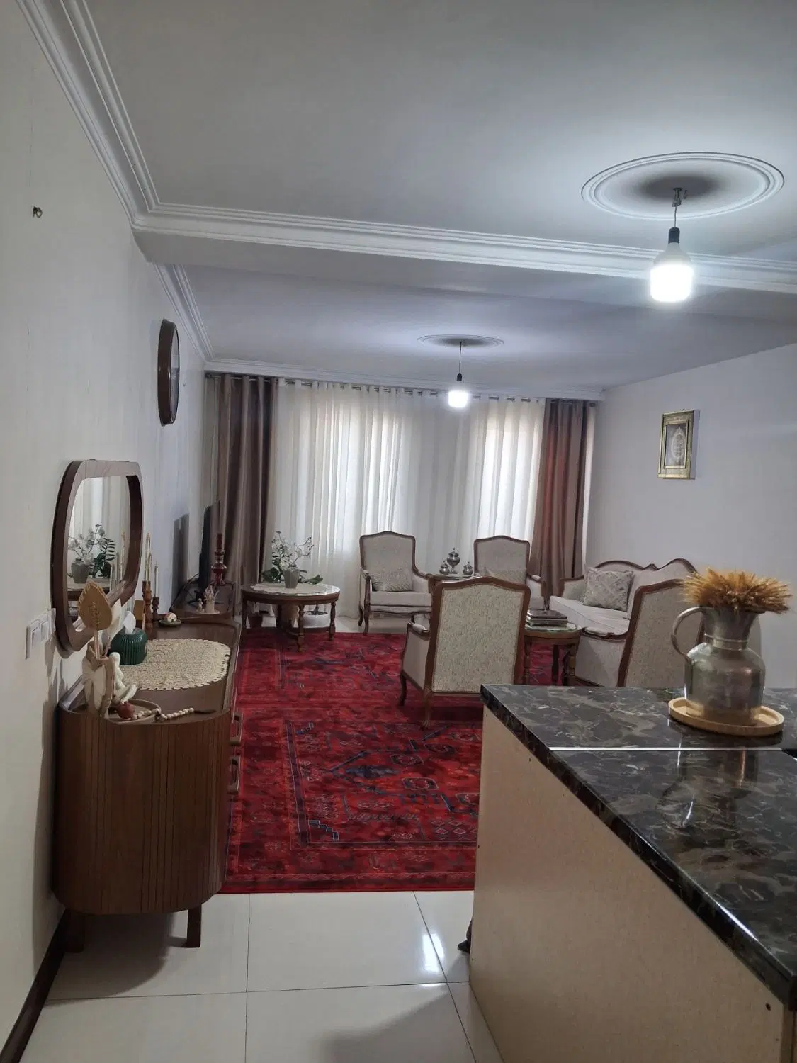 پرده|پرده، رانر، رومیزی|کرج, شاهینویلا|دیوار