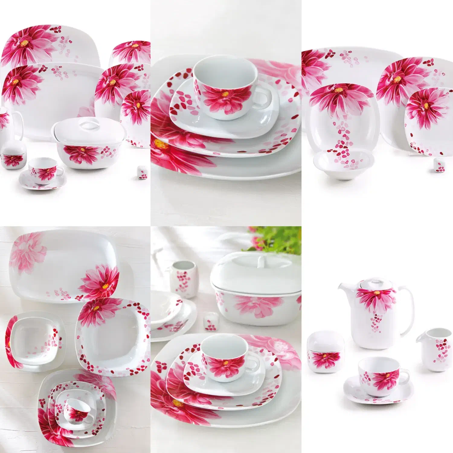 ست ۱۲ نفره ظروف سرو و پذیرای چینی زرین اصلی|ظروف سرو و پذیرایی|کازرون, |دیوار