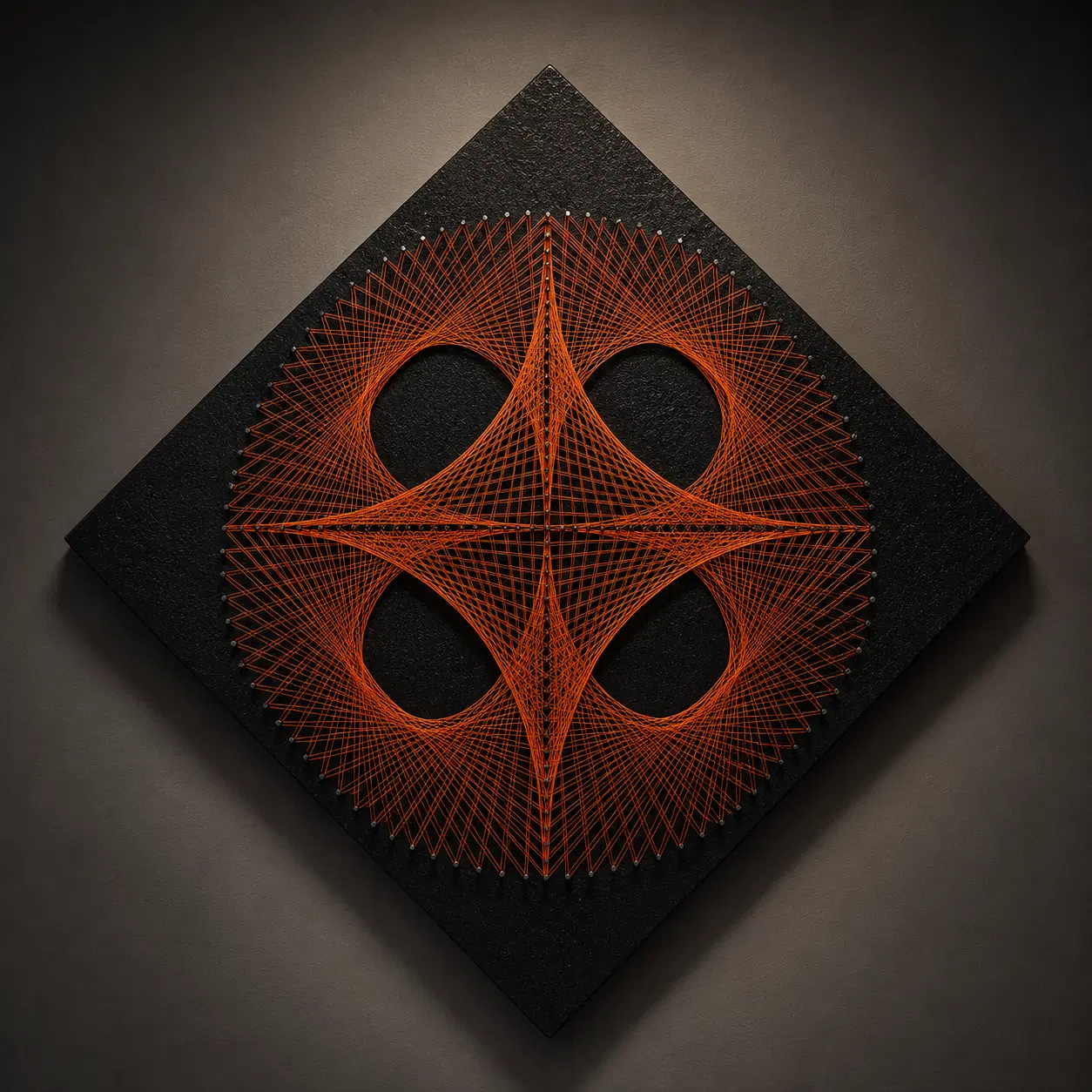 میخ و نخ» (String Art)|تابلو، نقاشی، عکس|بومهن, |دیوار