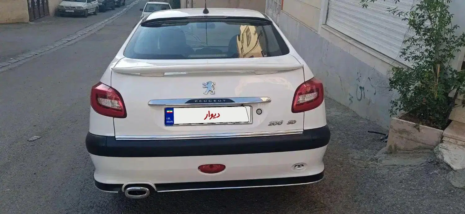 206sd مدل 92 V8|خودرو سواری و وانت|سنندج, |دیوار