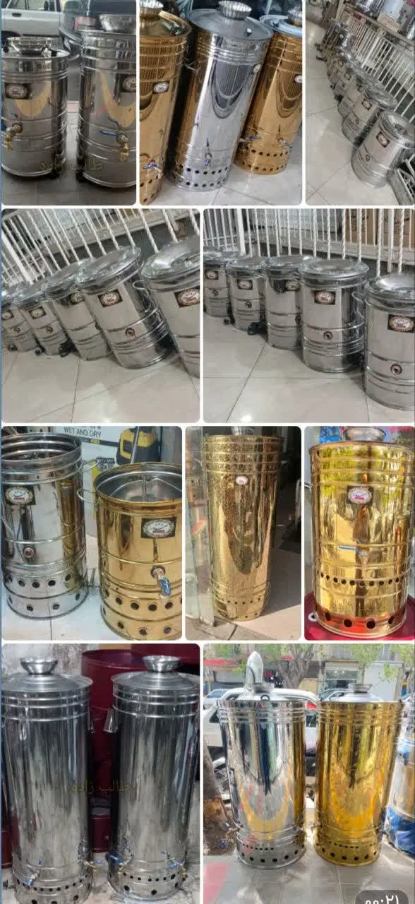 ﻓﺮﻭﺵ سماور گازی و برقی استیل|سماور، چایساز، قهوهساز|شیراز, زرهی|دیوار