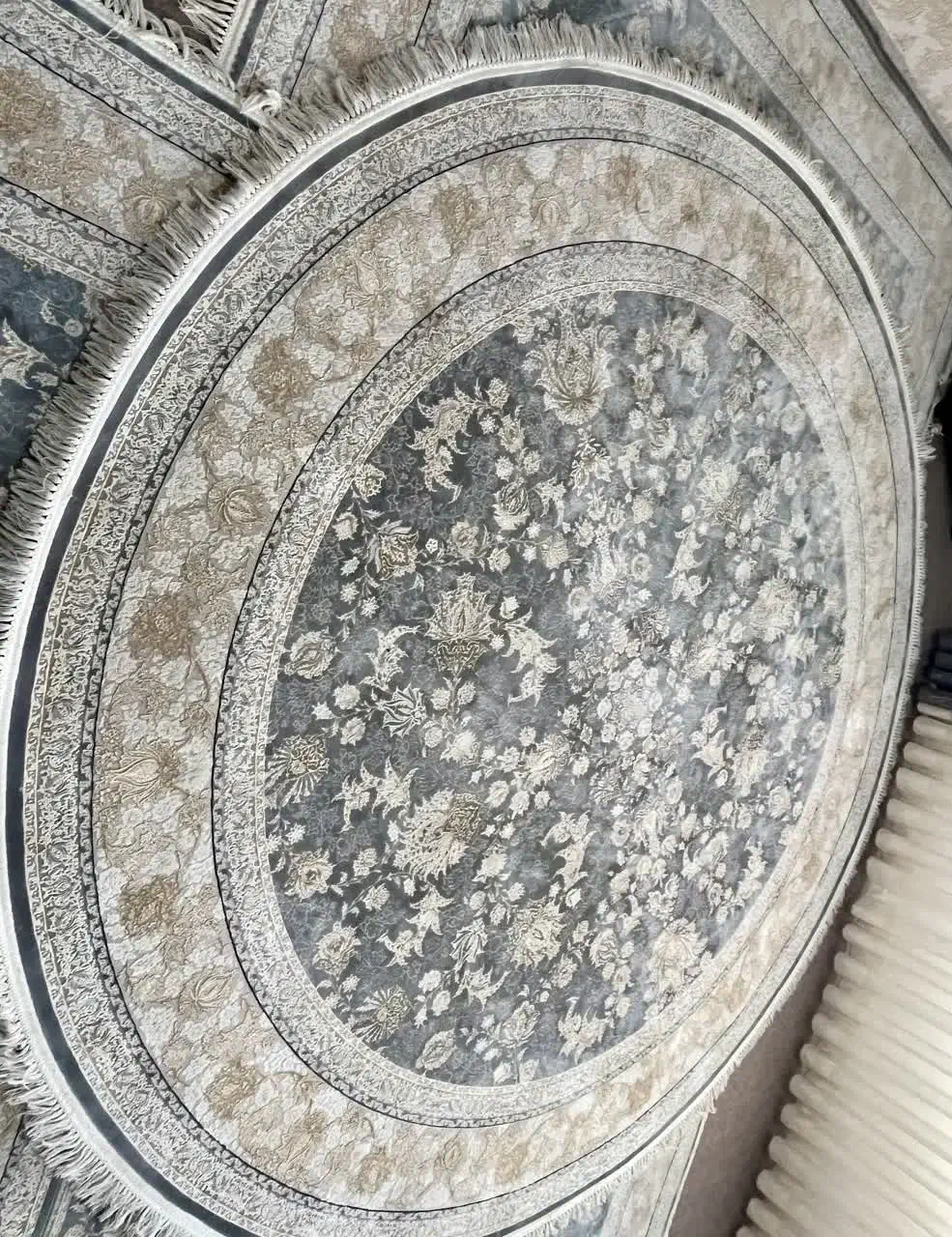 فرش گِرد۳*۳|فرش|همدان, |دیوار