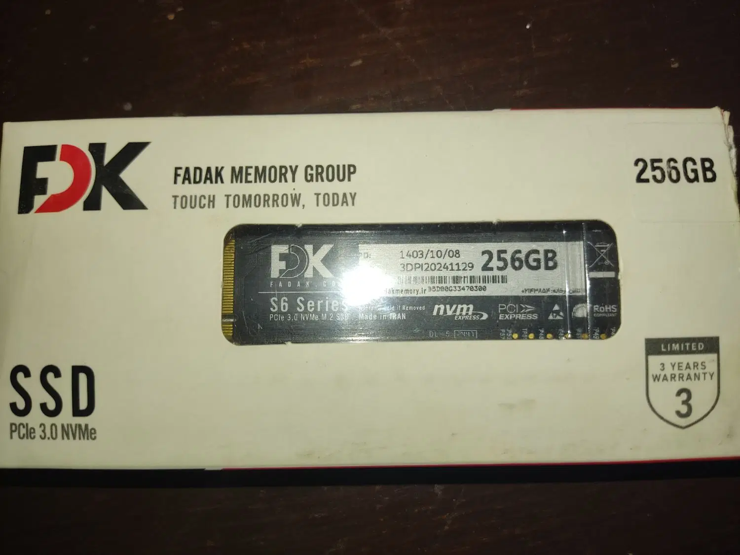 ssd fdk 256 nvme3.0|قطعات و لوازم جانبی رایانه|بروجرد, |دیوار