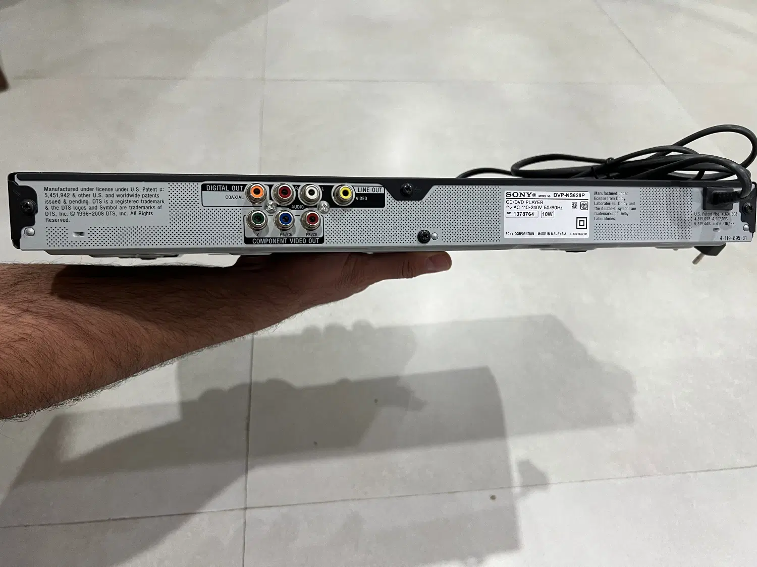 DVD sony|پخش‌کننده DVD و ویدیو|مشهد, شریف|دیوار