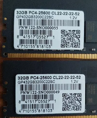 RAM GEIL 32GB 3200 pristine|قطعات و لوازم جانبی رایانه|اصفهان, عقیق|دیوار