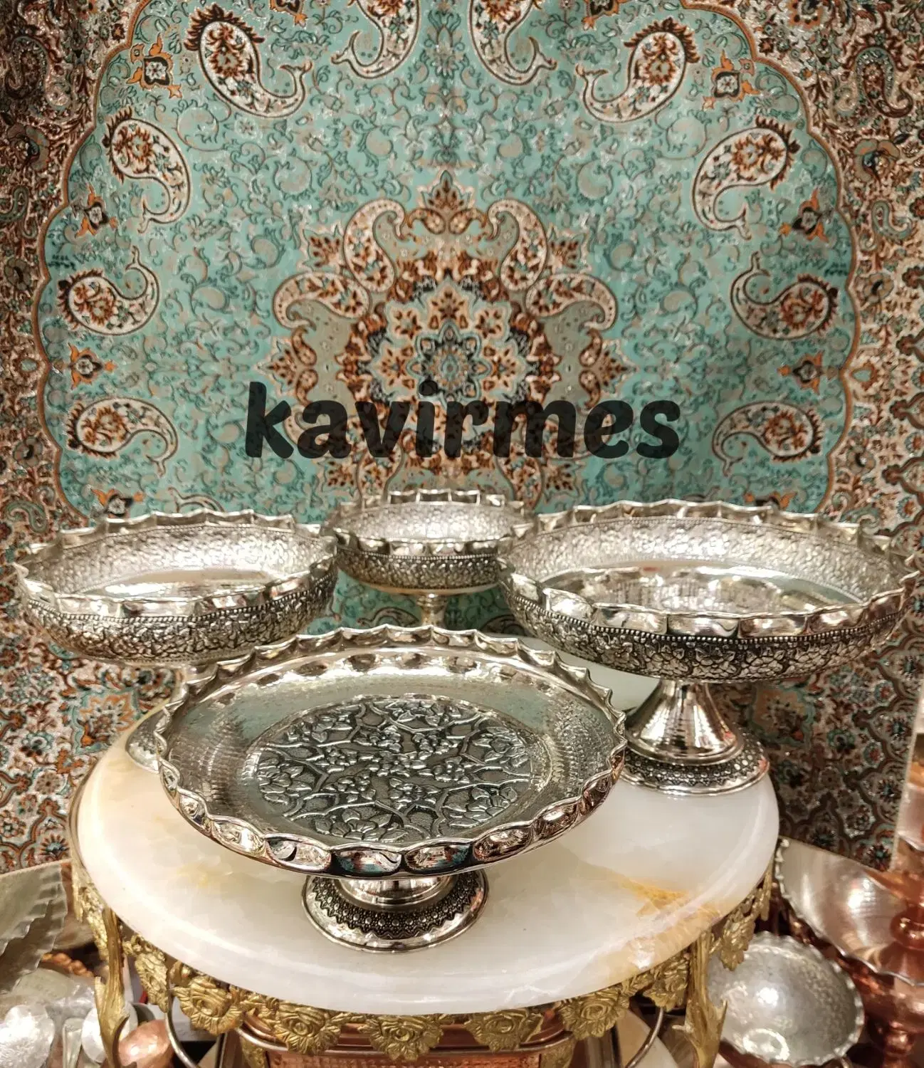 ست کروم/مسی/تخفیف ویژه به مدت محدود/تولیدی کویر مس|صنایع دستی و سایر لوازم تزئینی|یزد, |دیوار