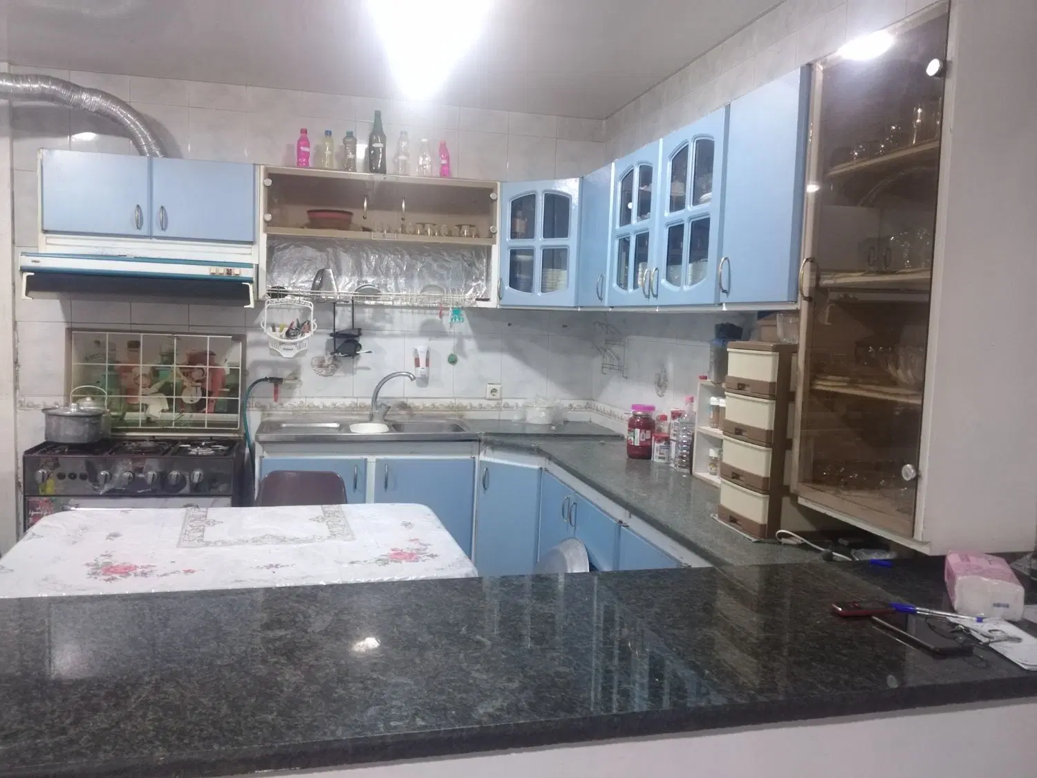 کابینت|آب‌چکان و نظم‌دهنده ظروف|برازجان, |دیوار