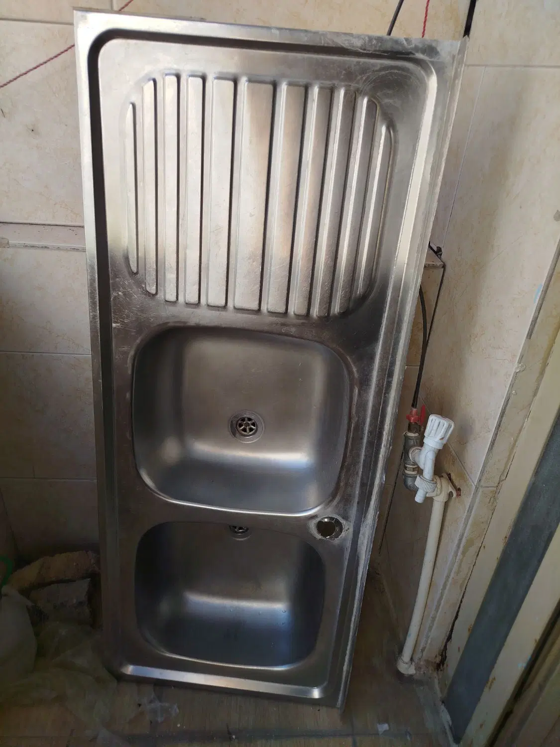 سینک|آبچکان و نظمدهنده ظروف|خرمآباد, |دیوار
