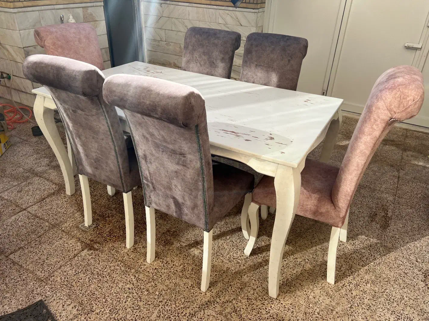 میزغذاخوری|میز و صندلی غذاخوری|قم, منبع آب|دیوار