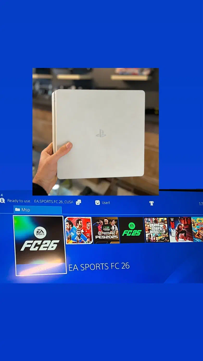 پلی ps4 اسلیم کپی خور فول بازی با یک سال گارانتی|کنسول، بازی ویدئویی و آنلاین|آمل, |دیوار