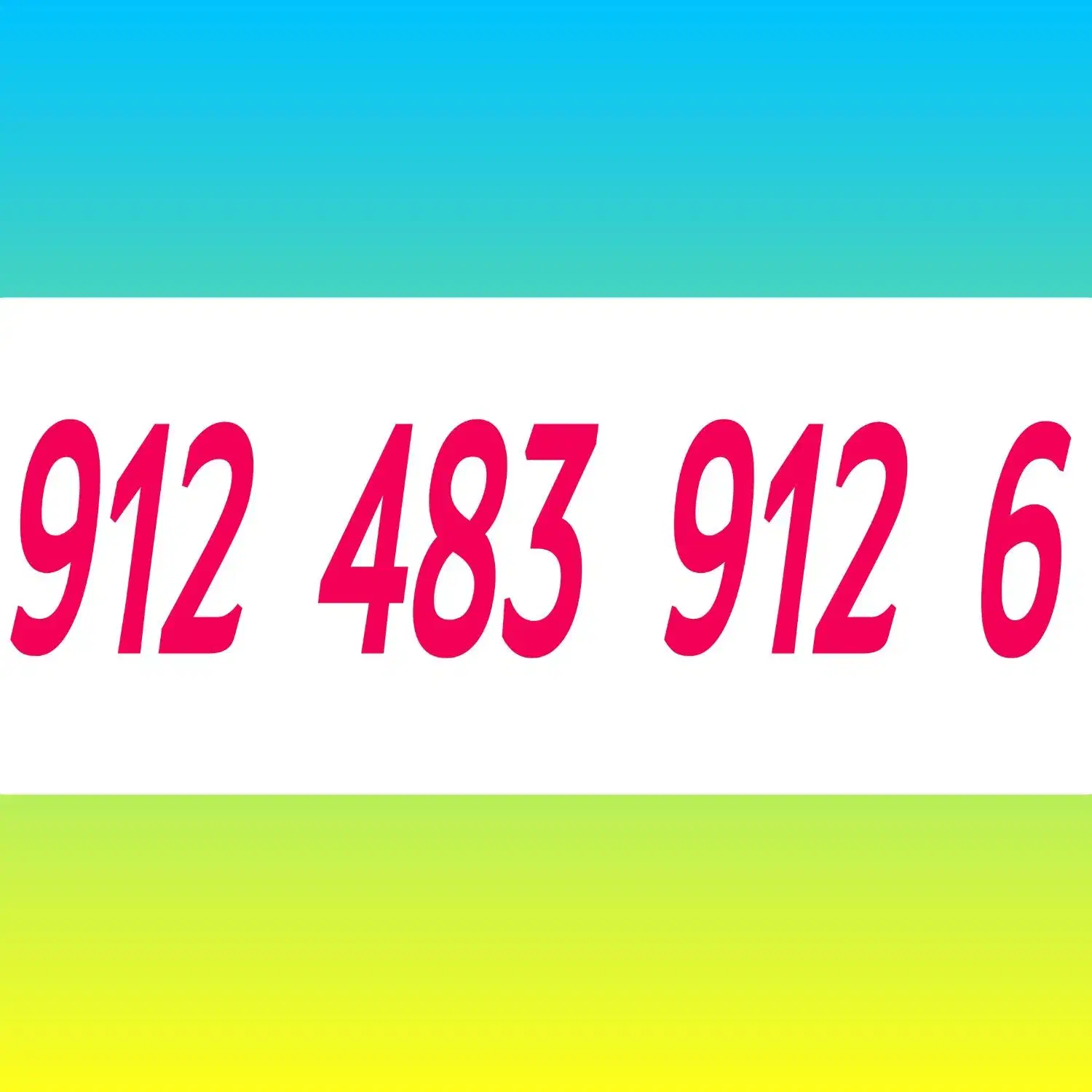 0912.483.912.6|سیم‌کارت|تهران, خانی آباد نو شمالی|دیوار