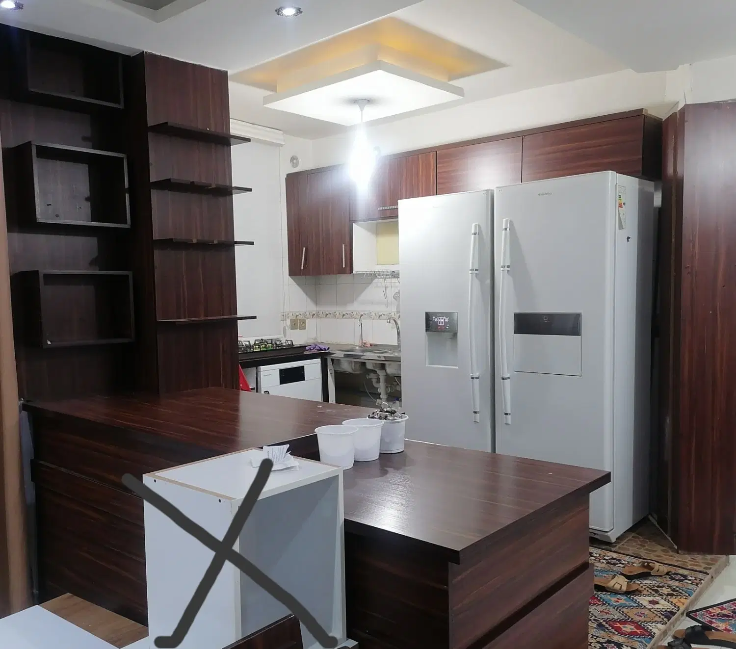 کابینت mdf|کتابخانه، شلف، قفسههای دیواری|کرج, اصفهانیها|دیوار