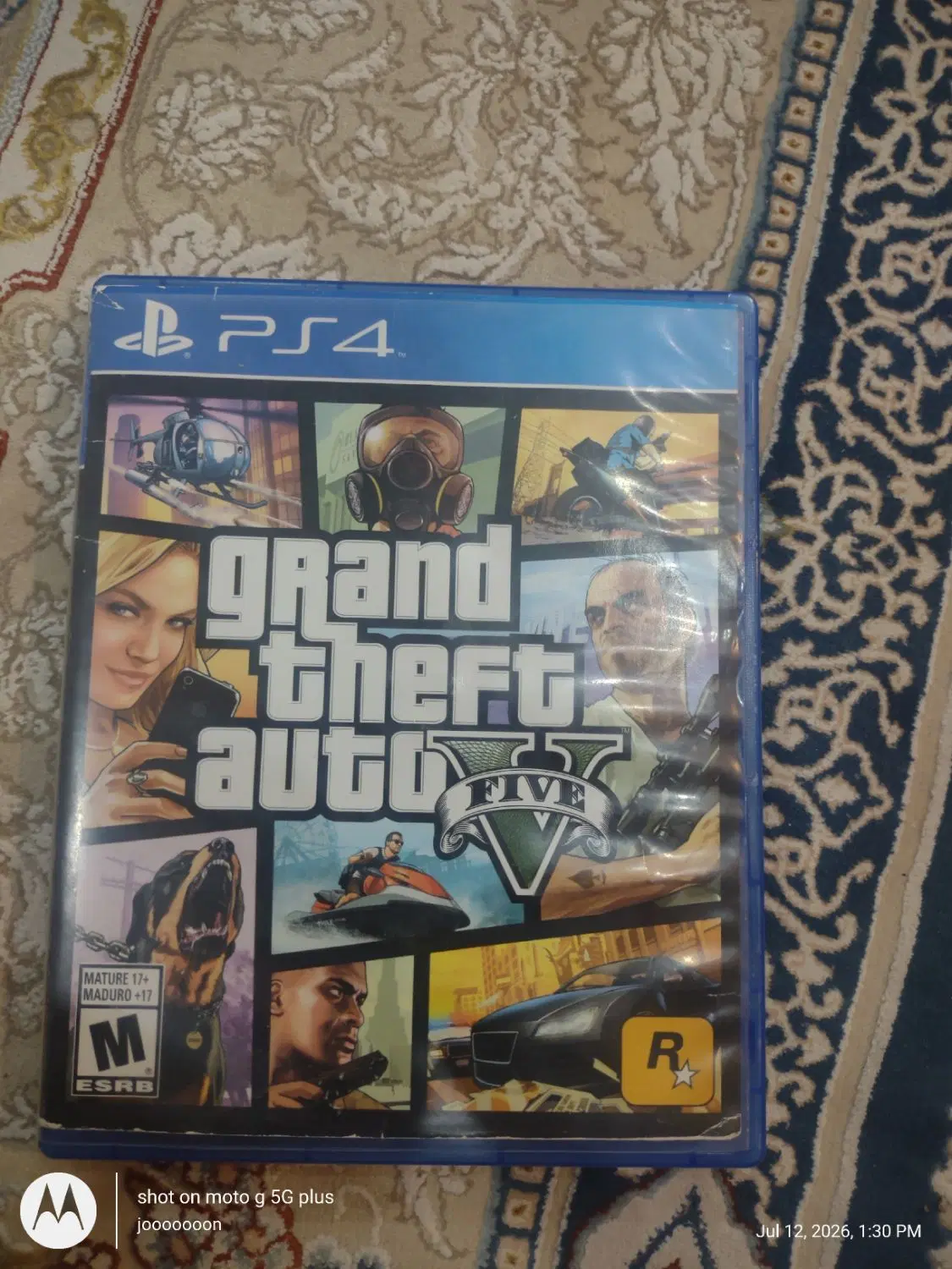 دیسک gta v|کنسول، بازی ویدئویی و آنلاین|آبادان, |دیوار