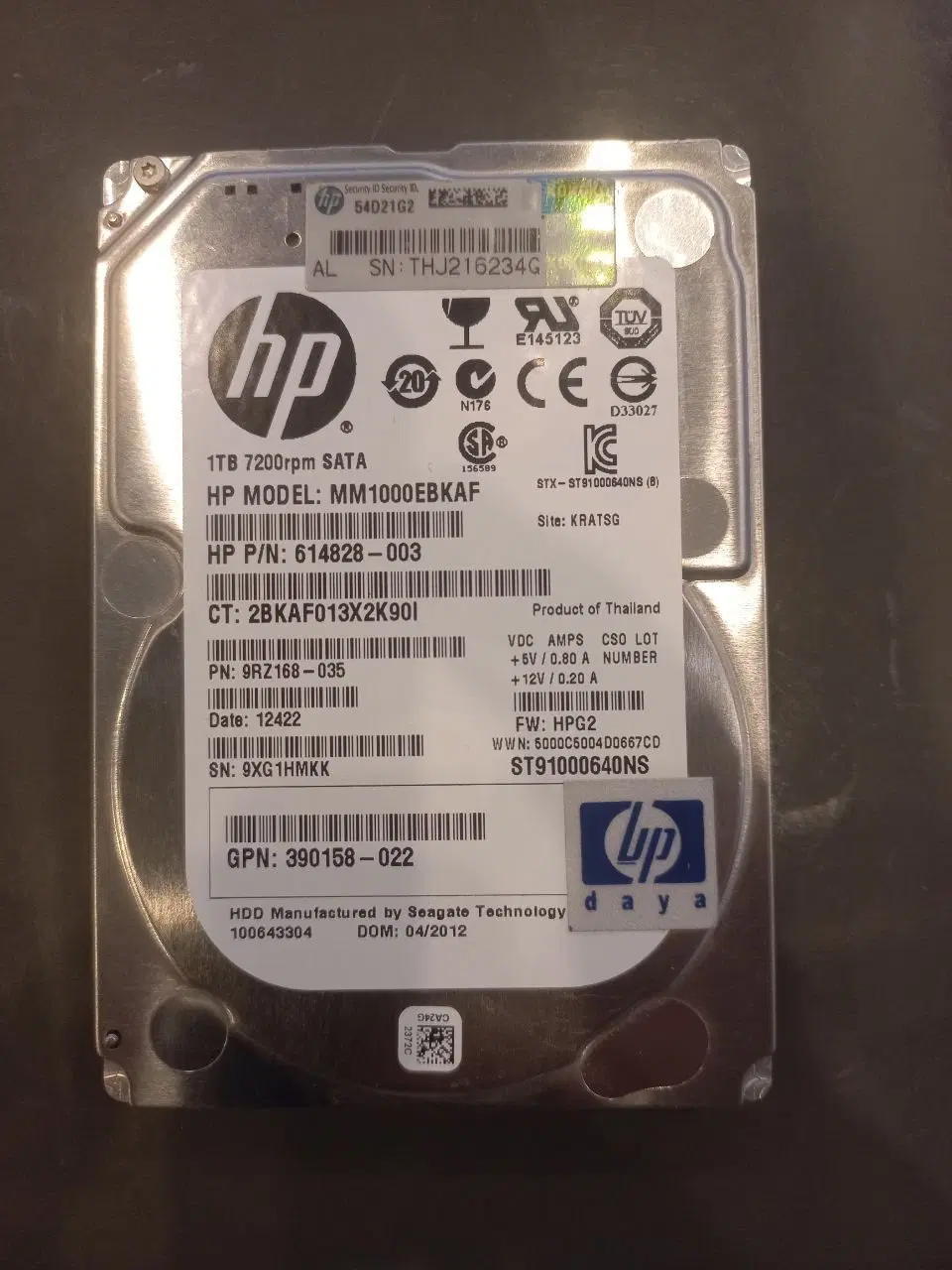 هارد HP SATA|قطعات و لوازم جانبی رایانه|مشهد, هفت تیر (حافظ)|دیوار