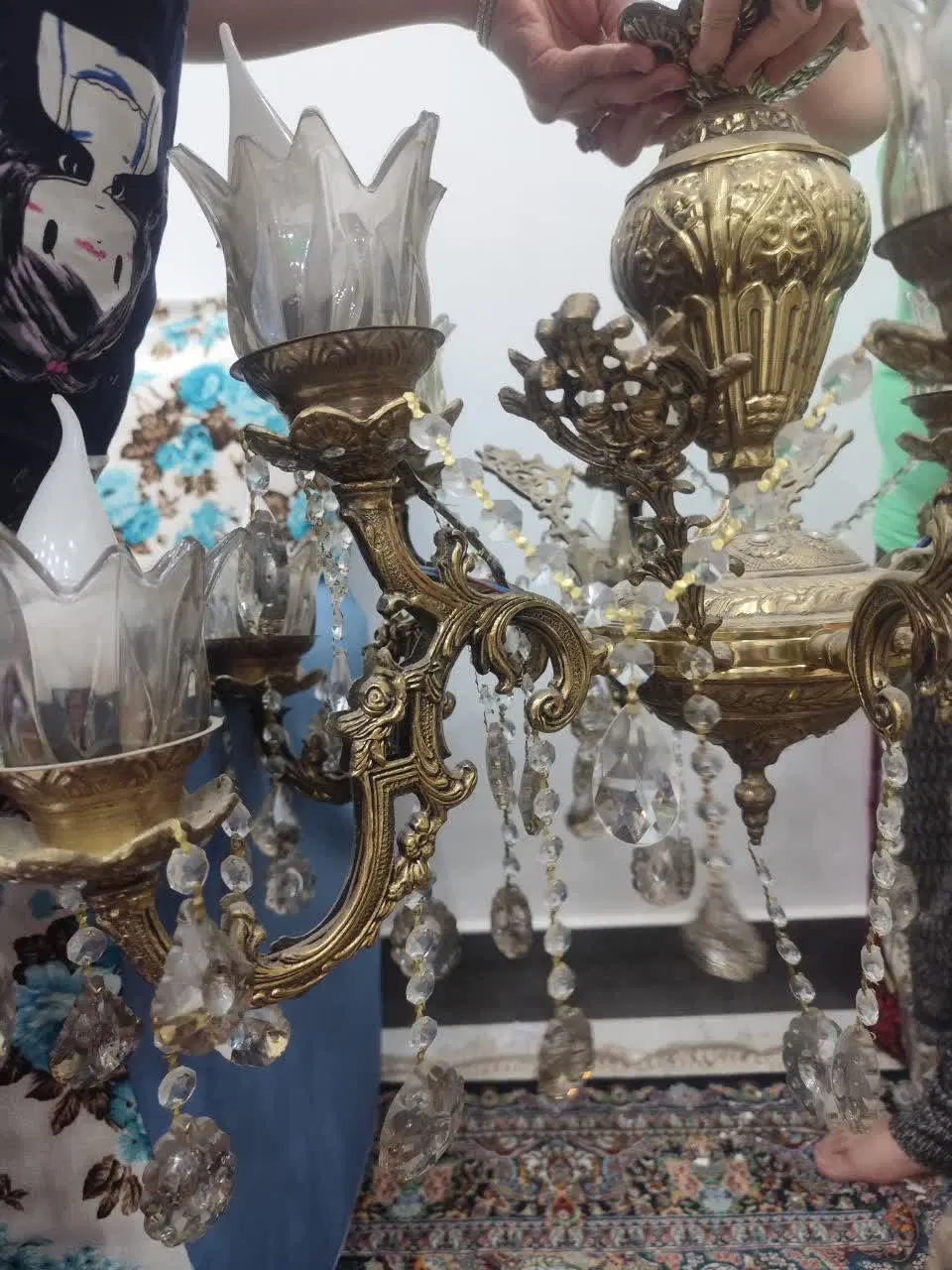 لوستر|لوستر و چراغ آویز|خرمآباد, |دیوار