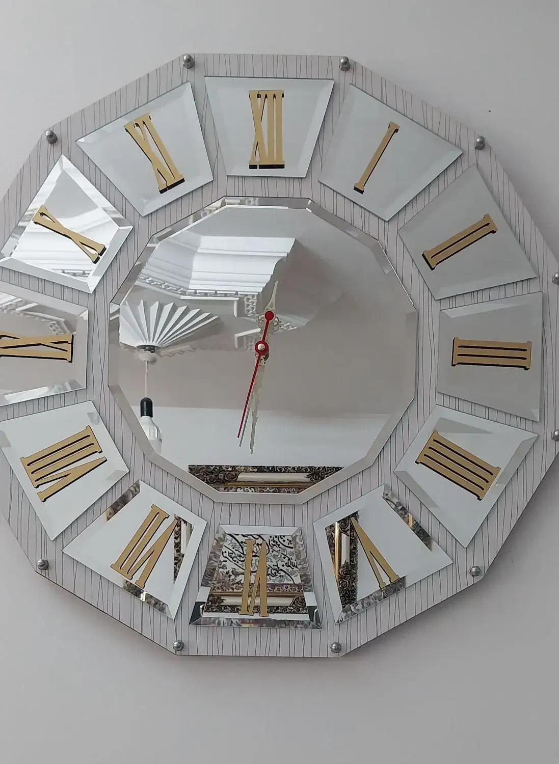 ساعت|ساعت دیواری و تزئینی|نیشابور, خط کاشمر|دیوار